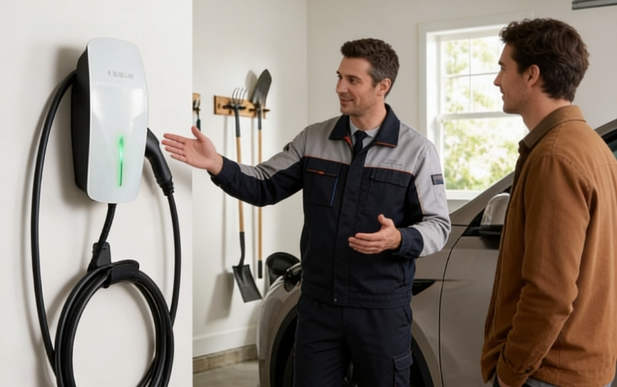 Instalación de cargadores para autos eléctricos | VATIA